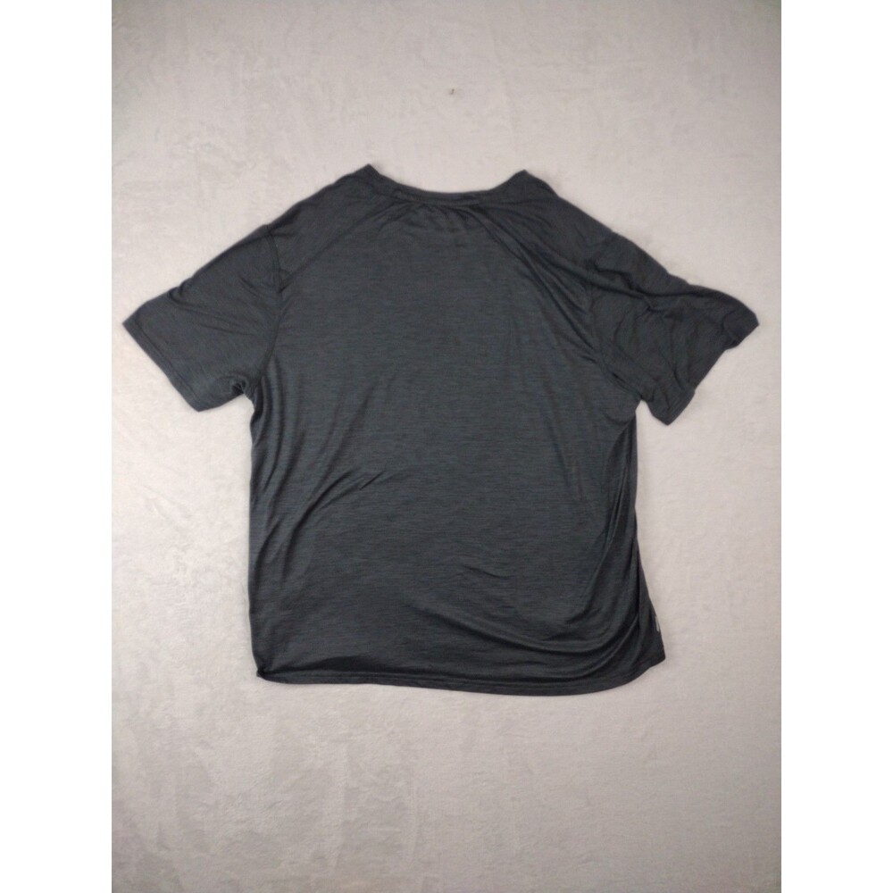 Eddie Bauer Motion FreeDry Mens XL Gray Space Dye Performance T-Shirt Activewear
